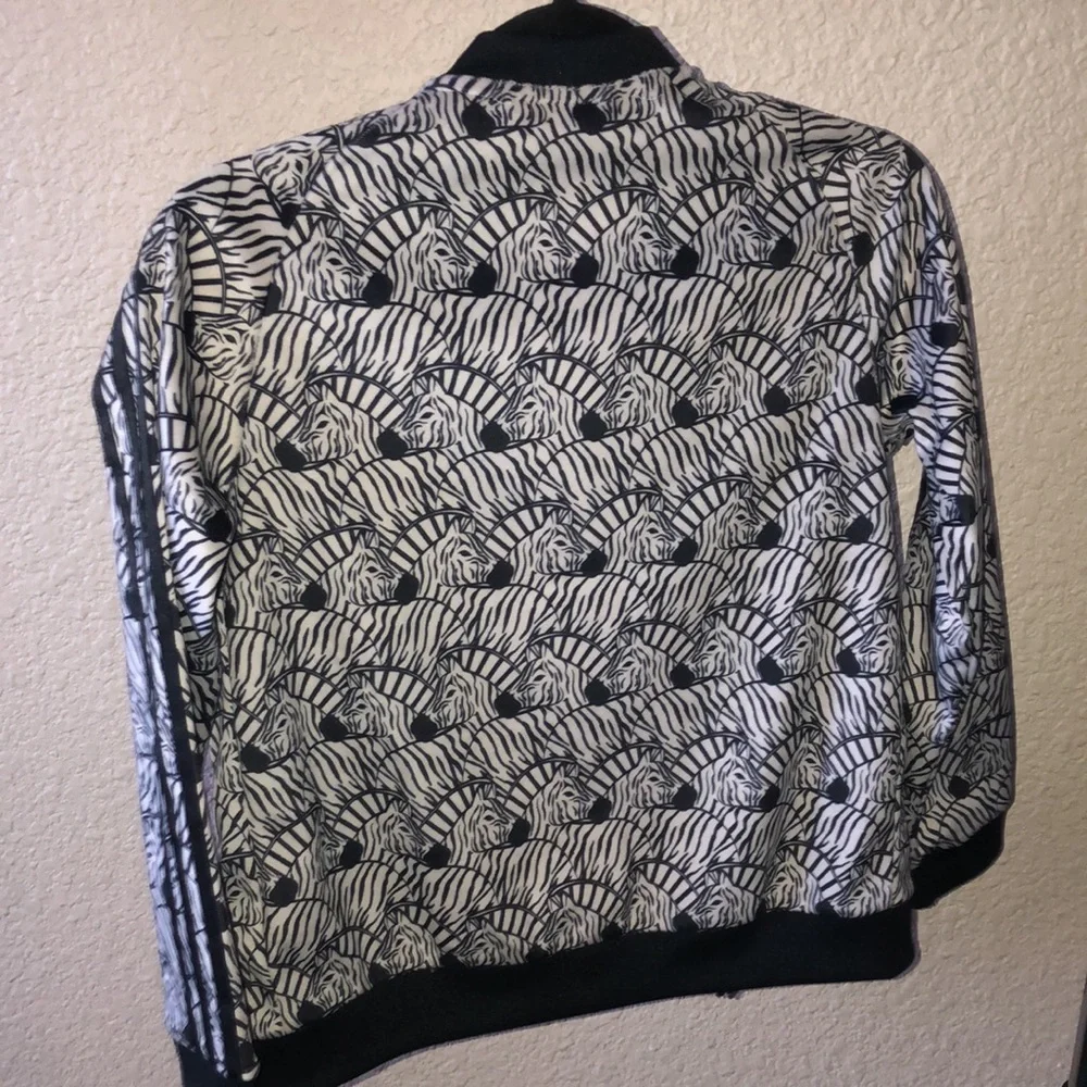 Adidas Zebra 🦓 Girls Jacket - Picture 8 of 16